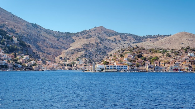 Vue de l'île de Symi Grèce