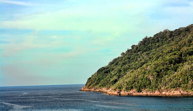 La vue sur l&#39;île