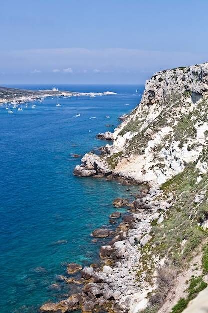 Vue sur les îles Tremiti.