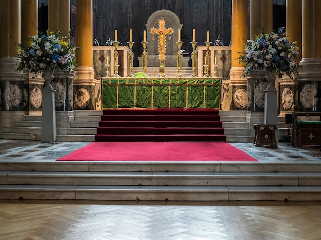 Vue intérieure de la cathédrale de Westminster