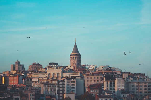 Une vue d'Istanbul du haut d'une ville