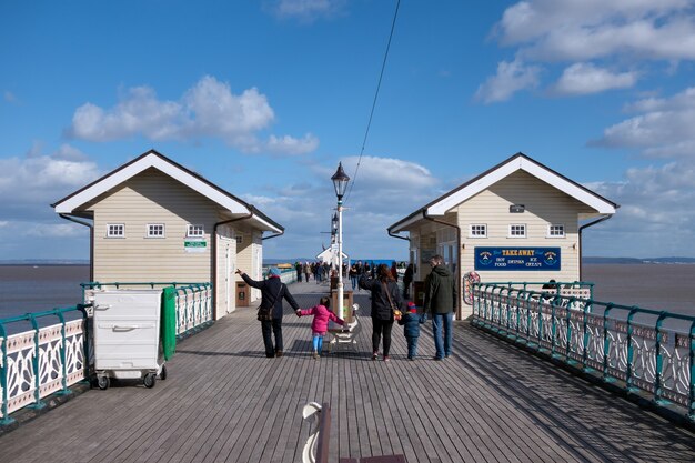 Vue de la jetée de Penarth