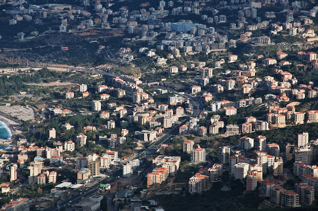 La vue sur Jounieh, Liban