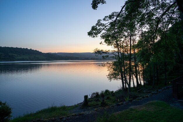 Vue sur le lac Bala à Gwynedd au Pays de Galles