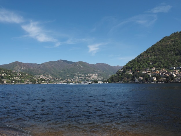 Vue sur le lac de Côme