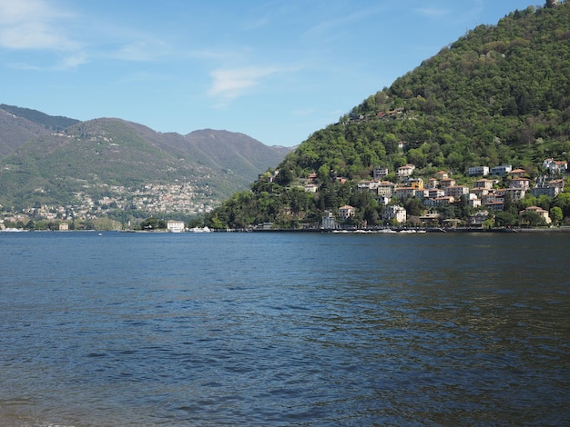 Vue sur le lac de Côme