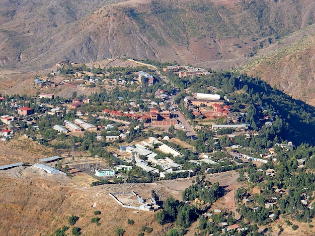 La vue sur Lalibela, Ethiopie