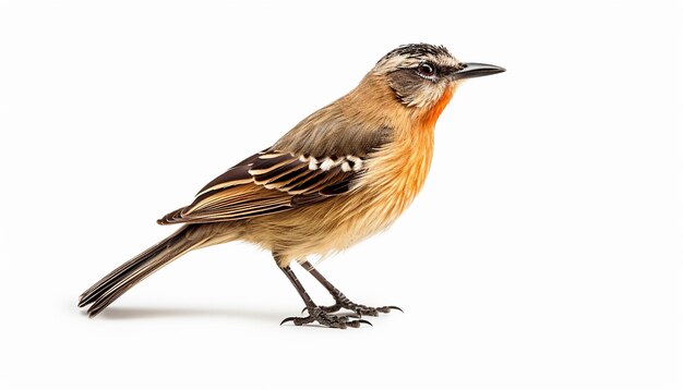 Vue latérale de l'élévation d'un oiseau assis de type