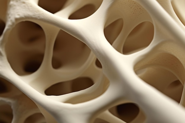 Vue macro de la structure osseuse