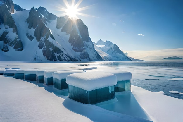 Une vue magnifique Des paysages photo colorés Ai GENB eautifu Photo d'arrière-plan Très belle photo Se