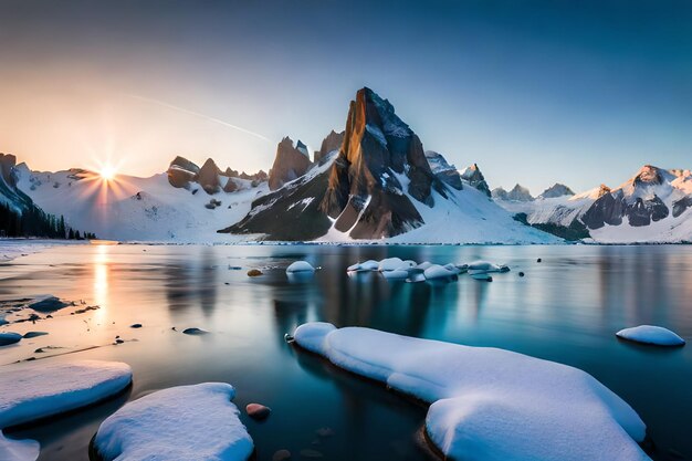 Une vue magnifique Des paysages photographiques colorés AI GE Une belle photo d'arrière-plan Très belle photo Se