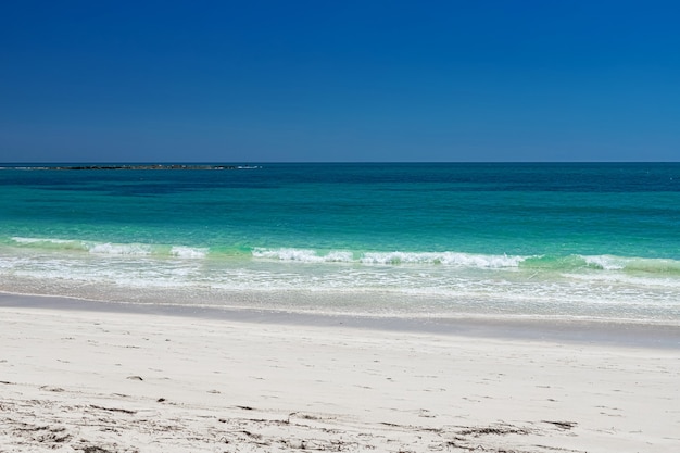 vue magnifique sur la plage