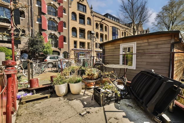 Vue de la maison abandonnée