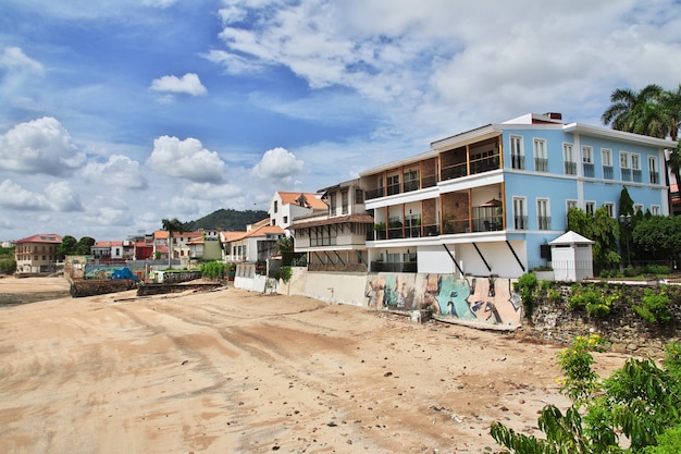 La vue sur les maisons de Casco Viejo, Panama, Amérique Centrale