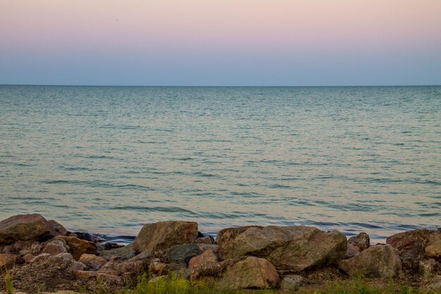 Vue sur la mer d'Azov