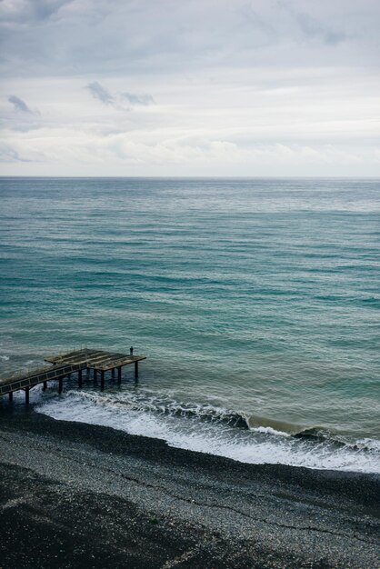 Vue sur la mer Noire Batoumi Géorgie