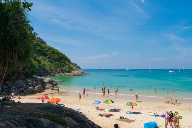 Vue mer, phuket, thailande