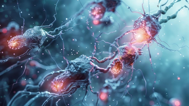 Vue microscopique des cellules