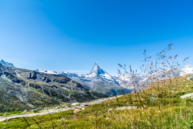 vue sur le mont Cervin à Zermatt, en Suisse.