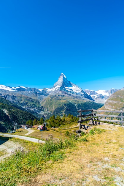 vue sur le mont Cervin à Zermatt, en Suisse.