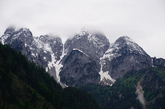 Vue sur la montagne du Dachstein