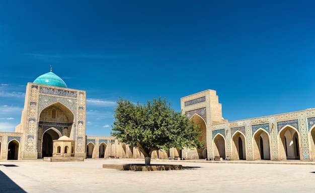 Vue de la mosquée Kalyan à Boukhara, Ouzbékistan. Asie centrale