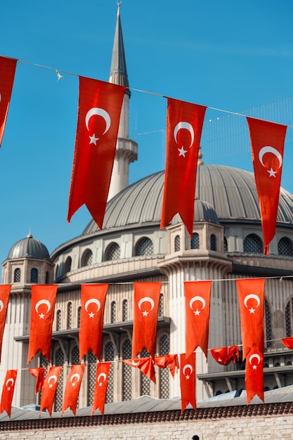 Vue de la mosquée Taksim à Istanbul Turquie