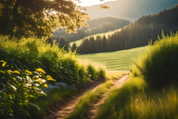 vue naturelle photoréaliste