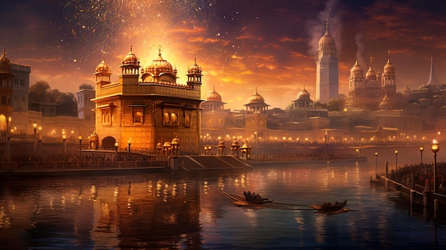 Vue nocturne indienne du Taj Mahal en Inde