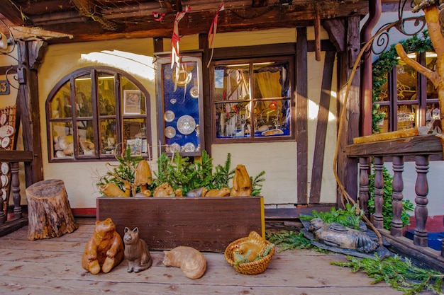 Vue de la nourriture sur la table