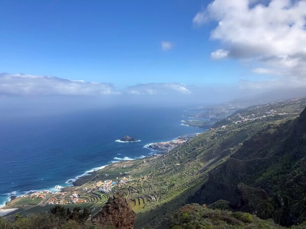 Vue sur l'océan Atlantique Tenerife Canaries