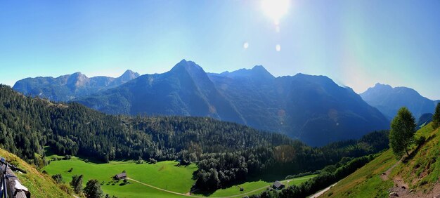 Vue avec panorama VTT