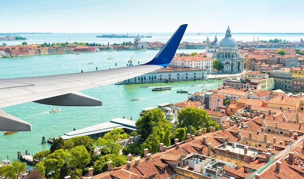 Vue panoramique aérienne de Venise Italie