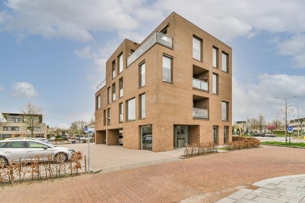 Vue panoramique de l'appartement en brique