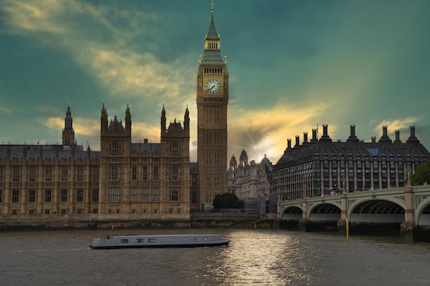 Vue panoramique de big ben londres