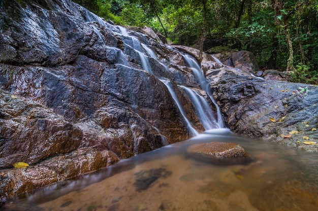 Vue panoramique de la cascade