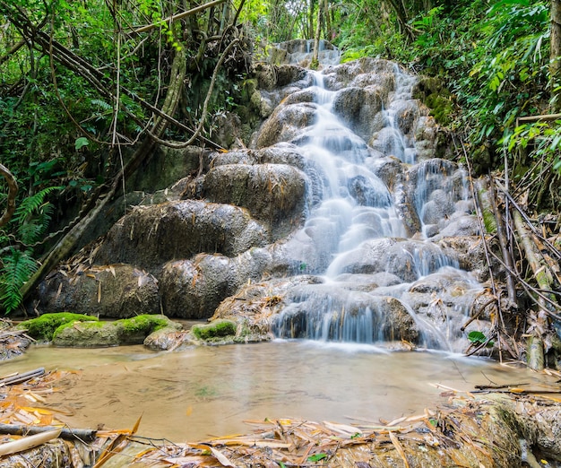 Vue panoramique de la cascade