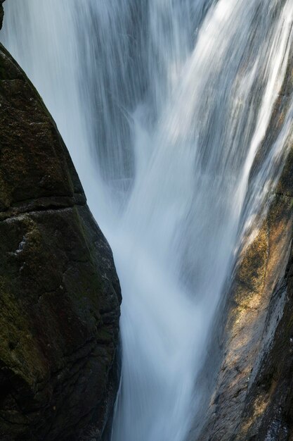 Vue panoramique de la cascade