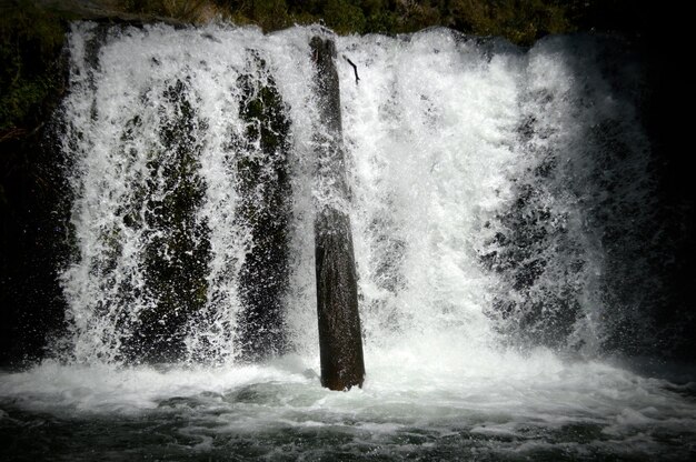 Vue panoramique de la cascade