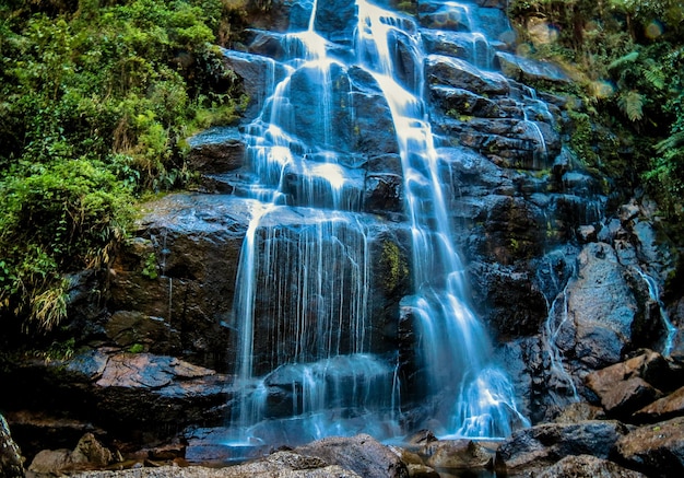 Vue panoramique de la cascade