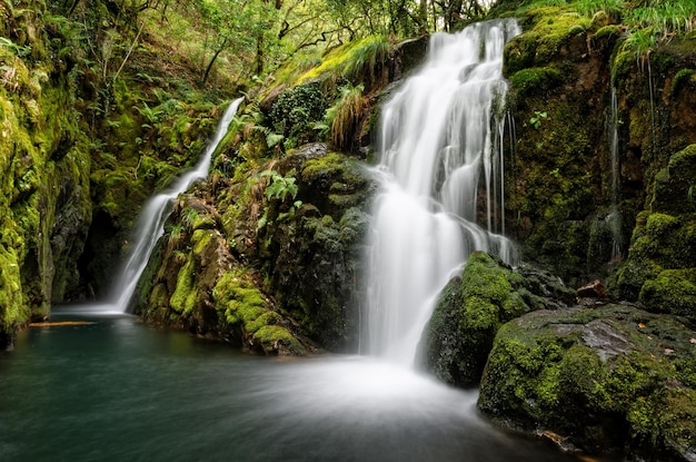 Vue panoramique de la cascade