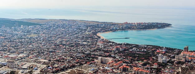 vue panoramique sur le centre-ville de Gelendzhik resort