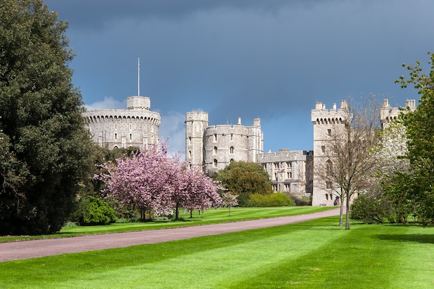 Vue panoramique sur le château de Windsor