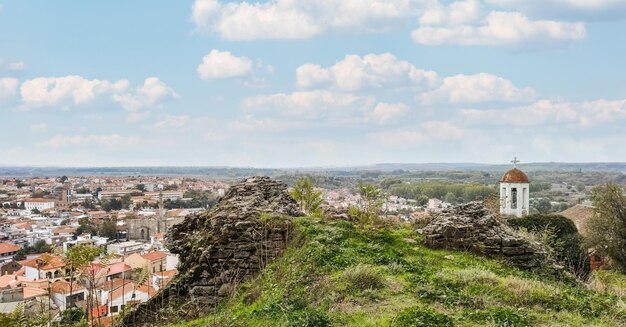 Vue panoramique de Didymoteicho Evros Grèce depuis le sommet de la forteresse médiévale ou de l'ancien château