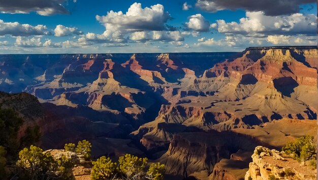 Vue panoramique du magnifique canyon