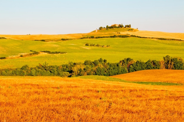 Photo vue panoramique du paysage sur un ciel dégagé