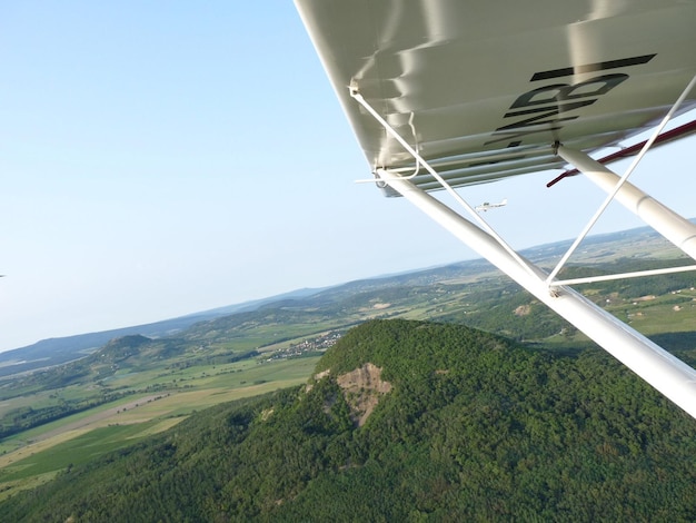 Vue panoramique du paysage sur un ciel dégagé