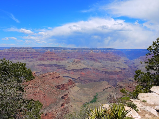 Photo vue panoramique du paysage contre un ciel nuageux