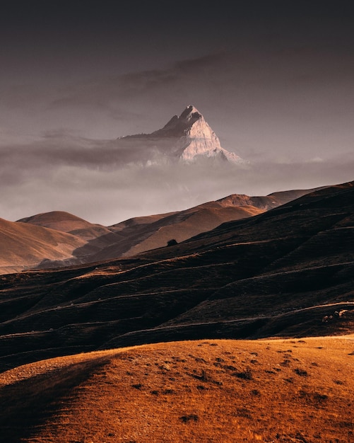 Vue panoramique du paysage contre le ciel