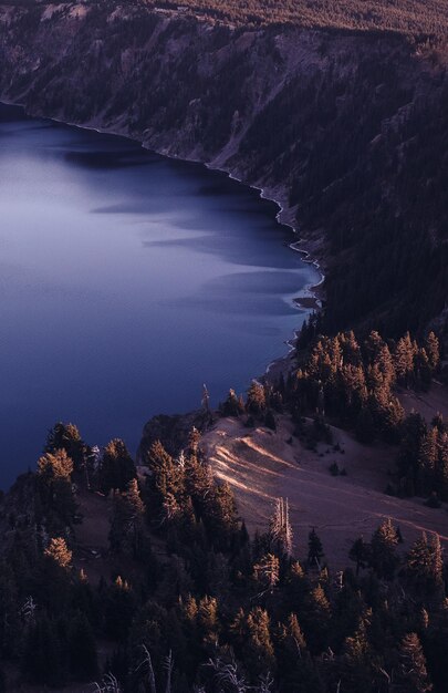 Vue panoramique du paysage contre le ciel